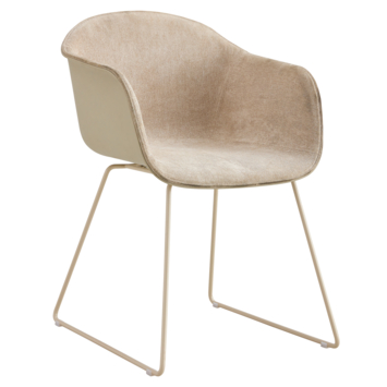 KARWEI eetkamerstoel Moris beige stof met armleuning