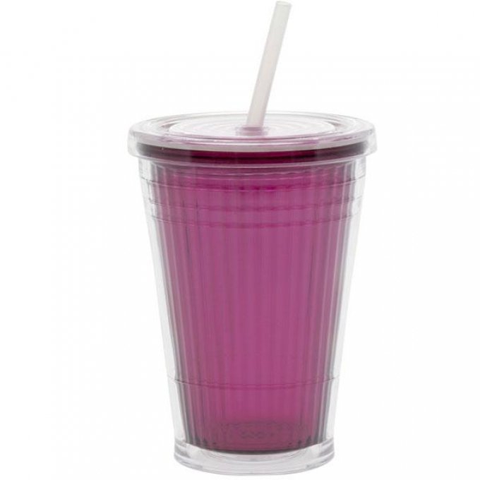 Thermobecher mit Strohhalm 450 ml