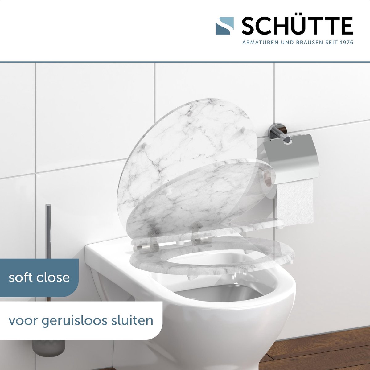 Schutte Mabel toiletzitting bamboe bruin