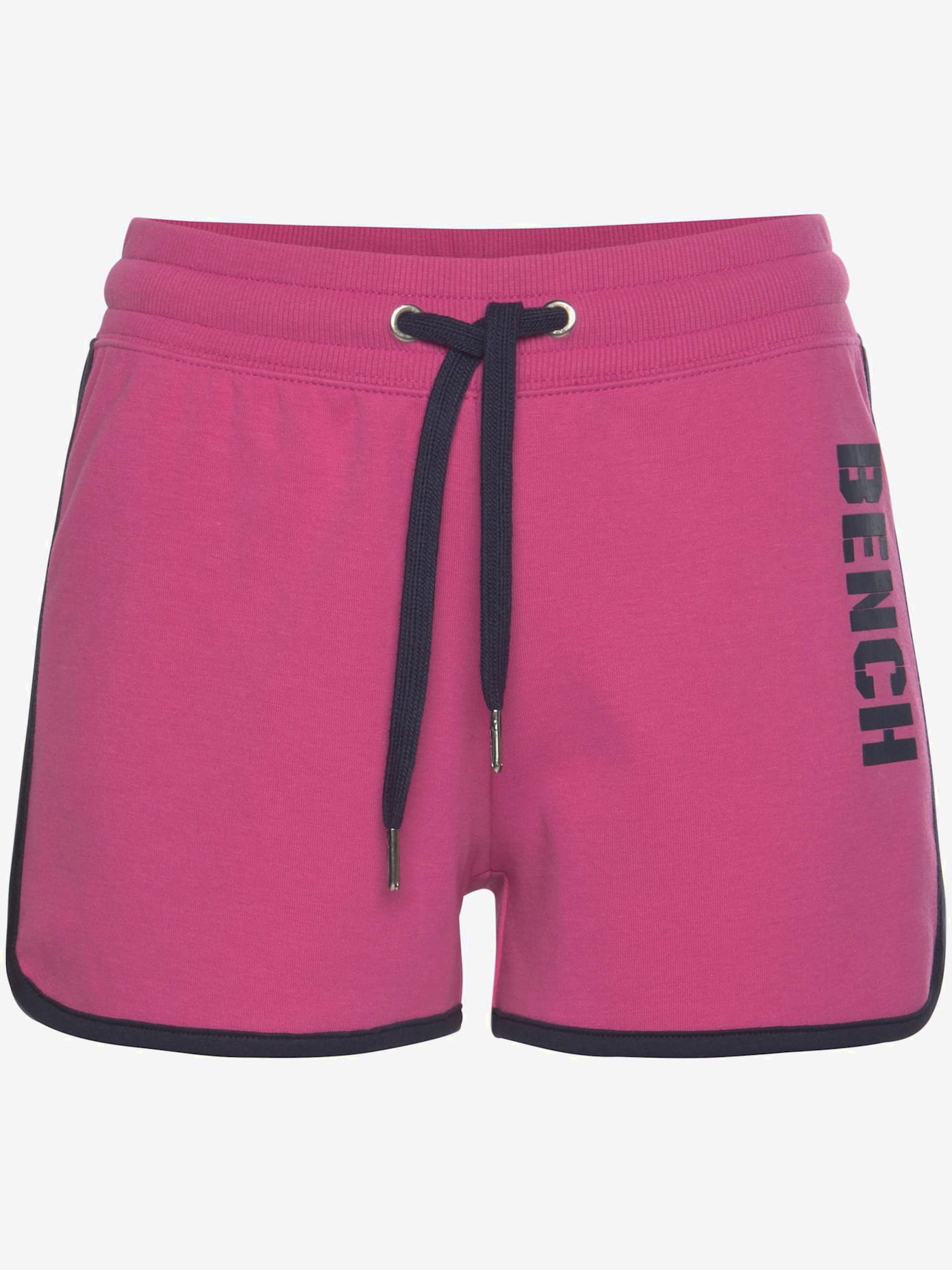 Short en matière sweat short décontracté, ceinture à coulisse élastique