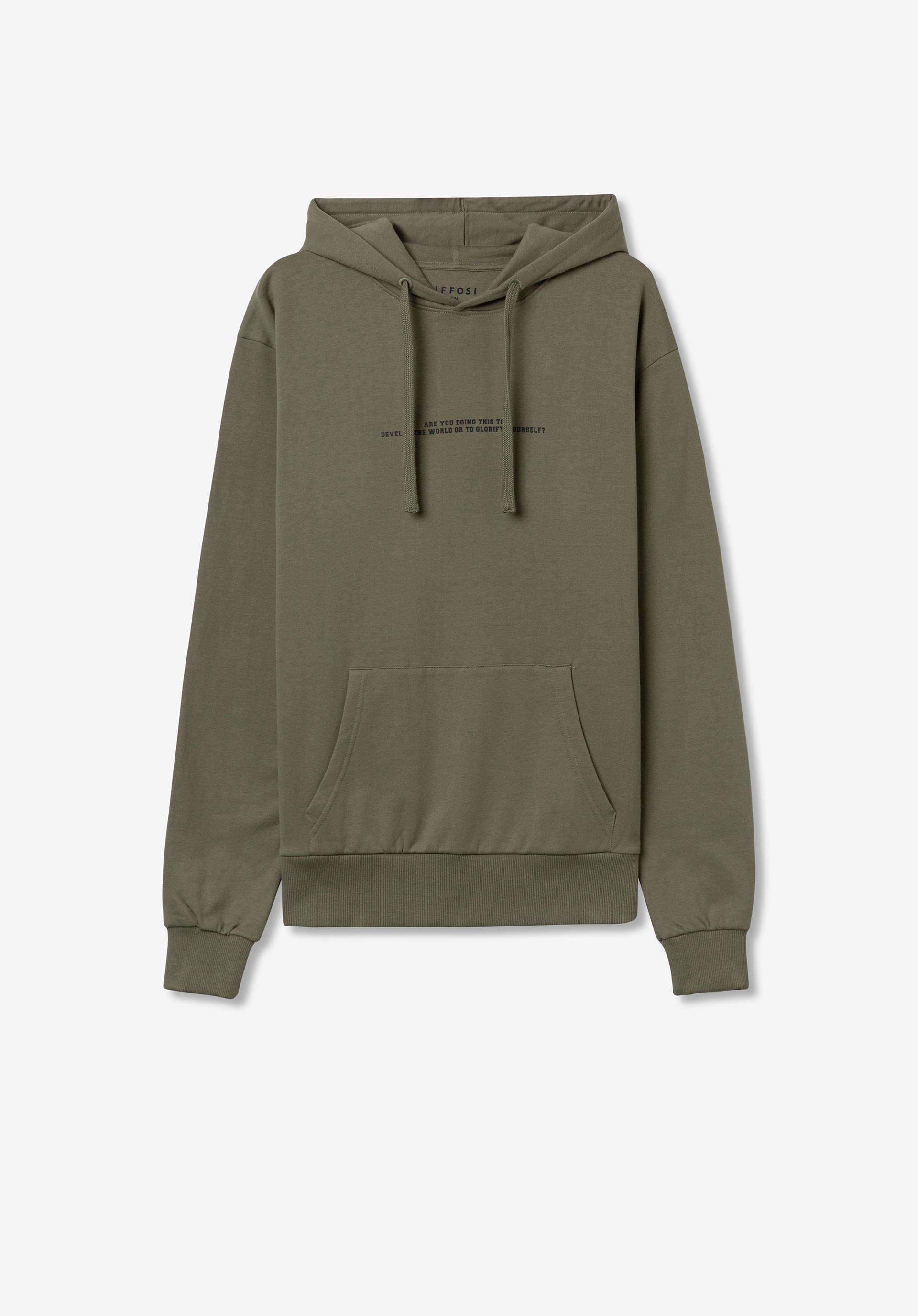 Hoodie com Estampado nas Costas