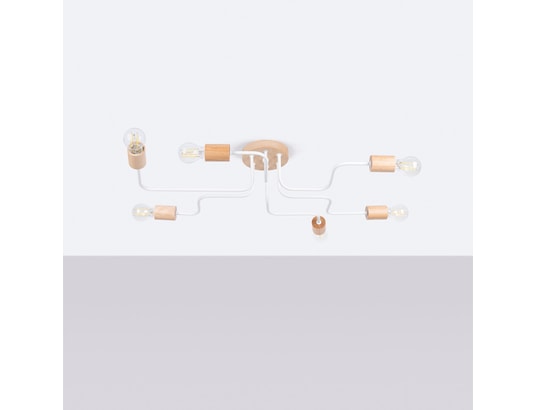SOLLUX LIGHTING - Lustre timbo 6 blanc
