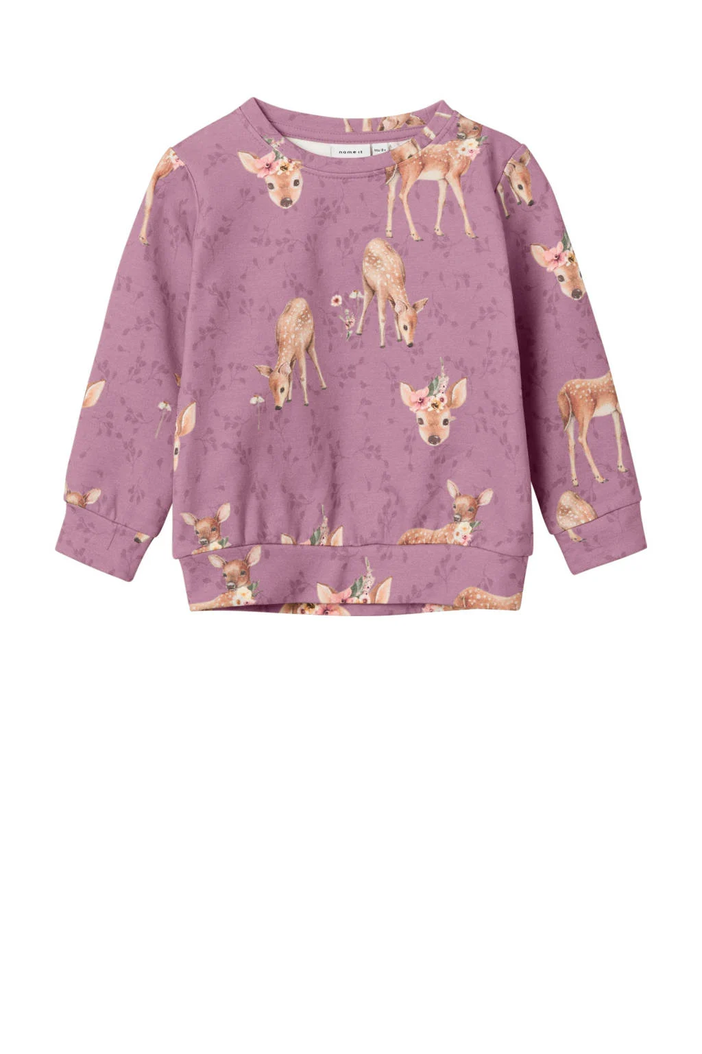NAME IT MINI Bambi sweater roze
