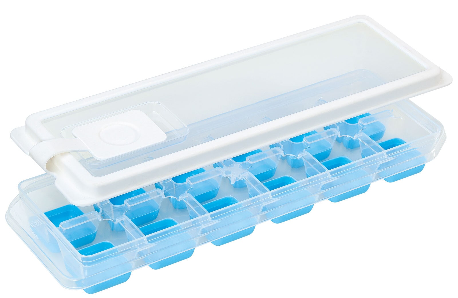 cilio Eiswürfelform CUBO PLUS Kunststoff blau/transparent