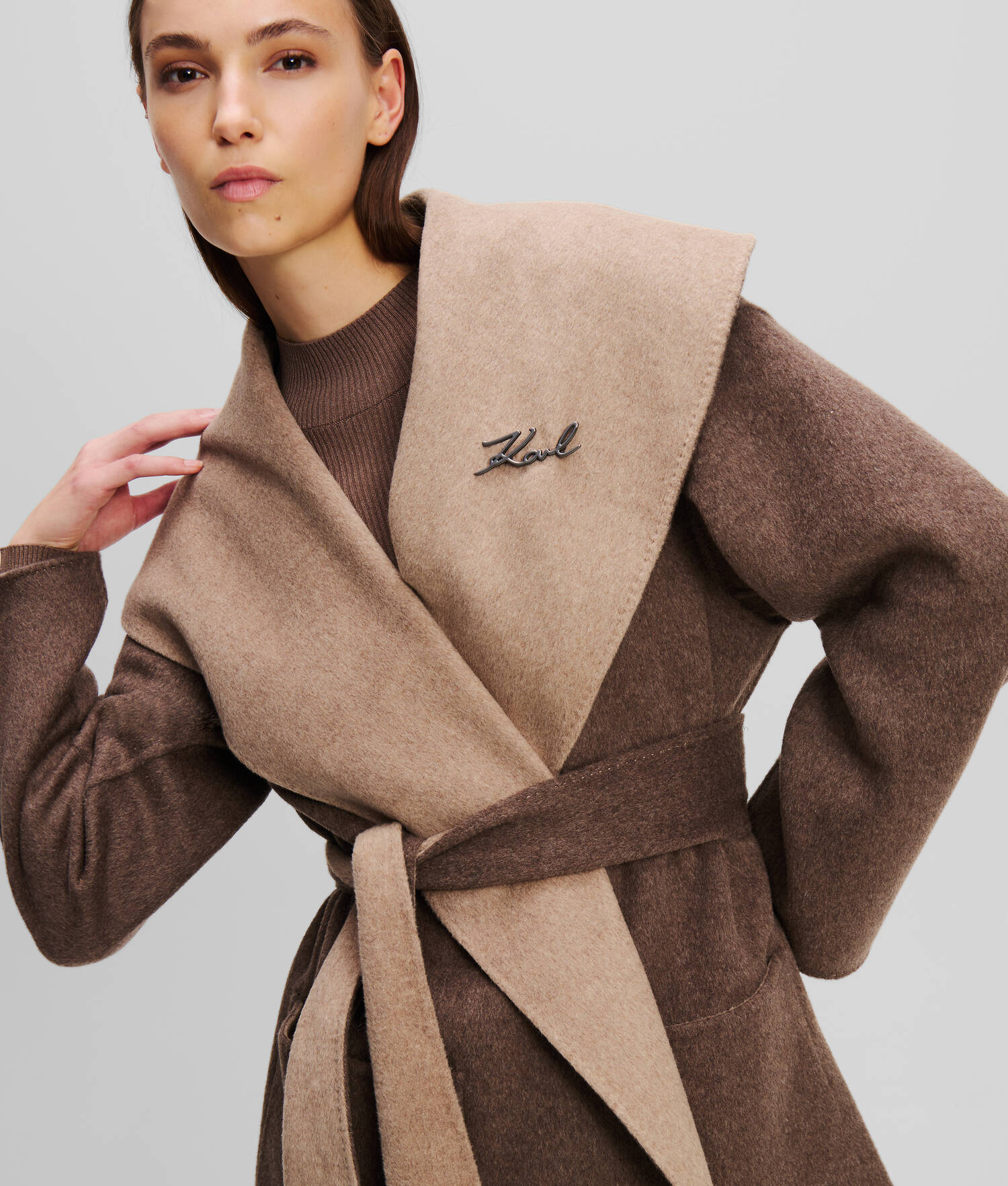 MANTEAU DOUX RÉVERSIBLE