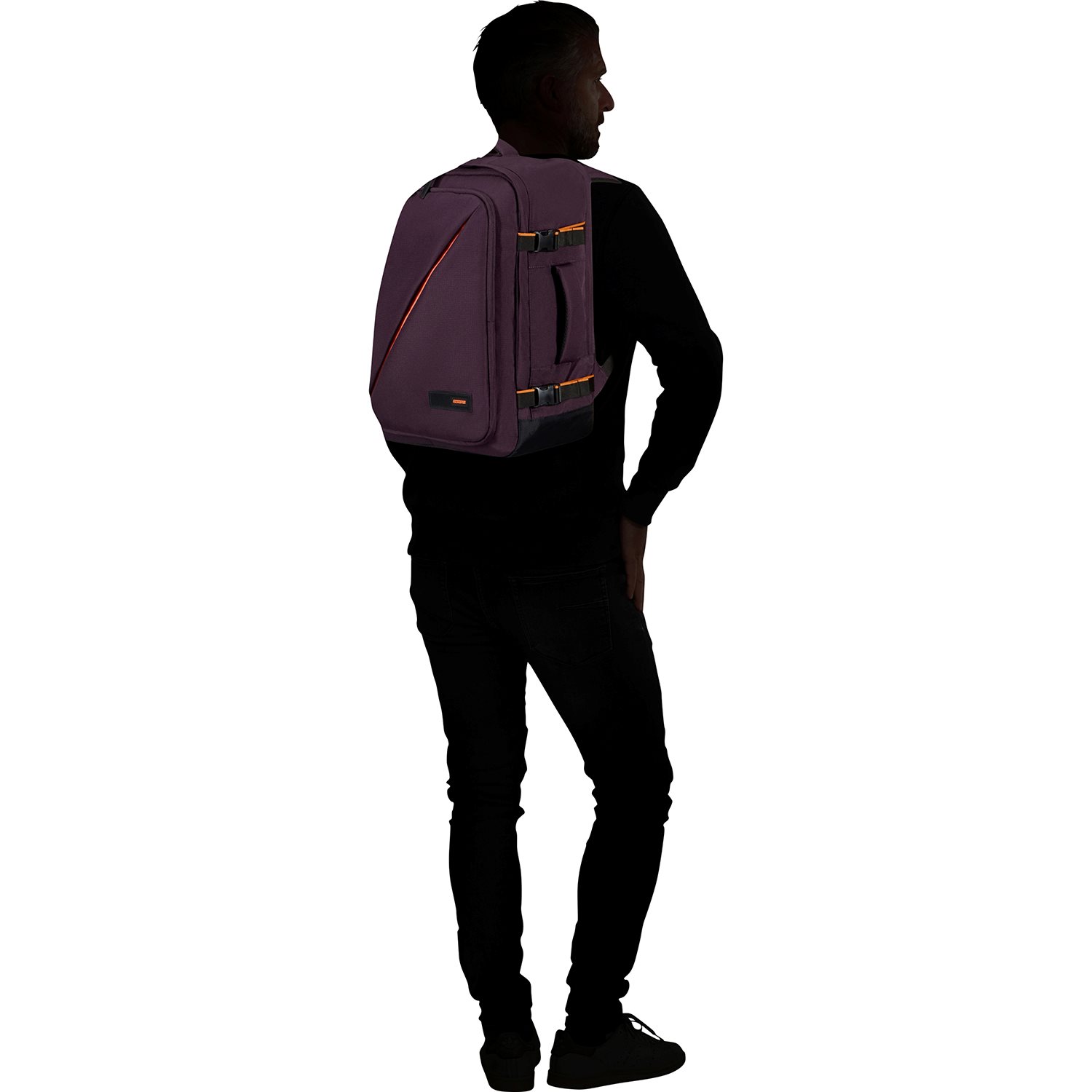 American Tourister Take2Cabin Casual Backpack M dark plum