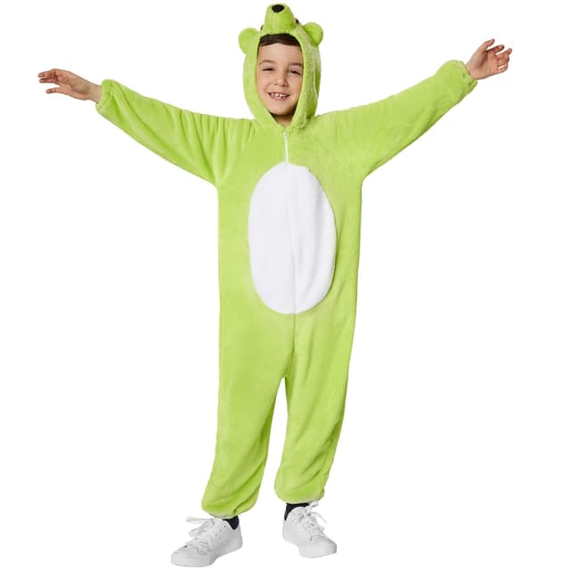 Børnekostume Grøn bjørn
