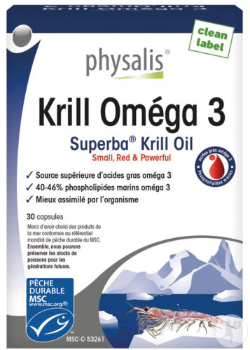Physalis Krill Omega 3 Capsules 60
