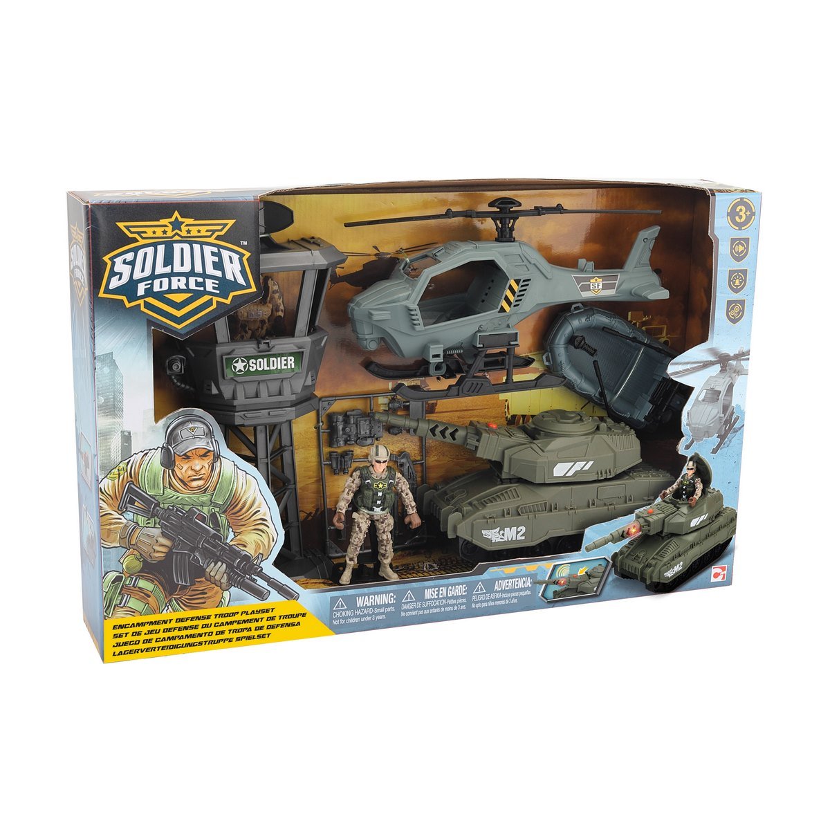 Figurines + Véhicules - Avant-poste de défense des forces armées
