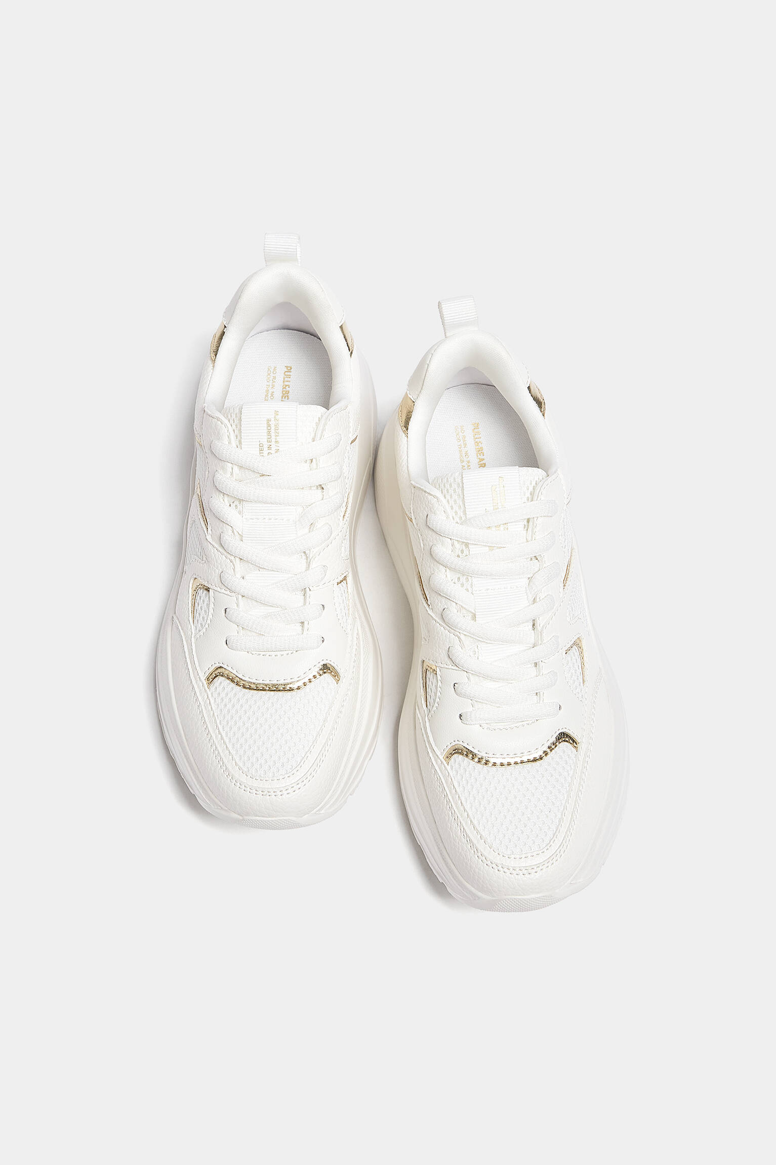 SAPATOS VOLUME DE VÁRIAS PEÇAS - DOURADO