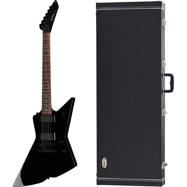 Harley Benton EX-84 Modern EMG BK Bundle
