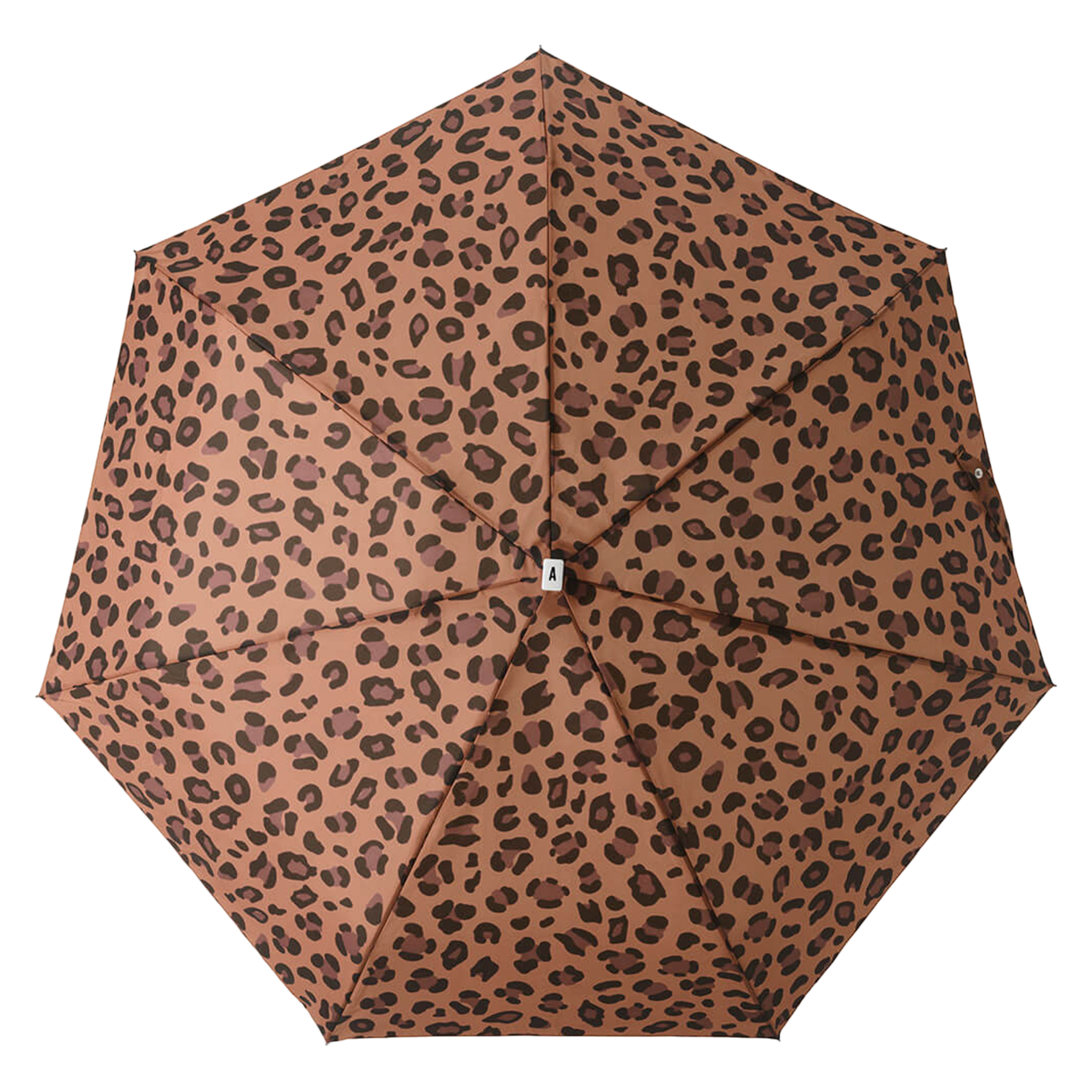 AIME - Parapluie motif léopard | Marron