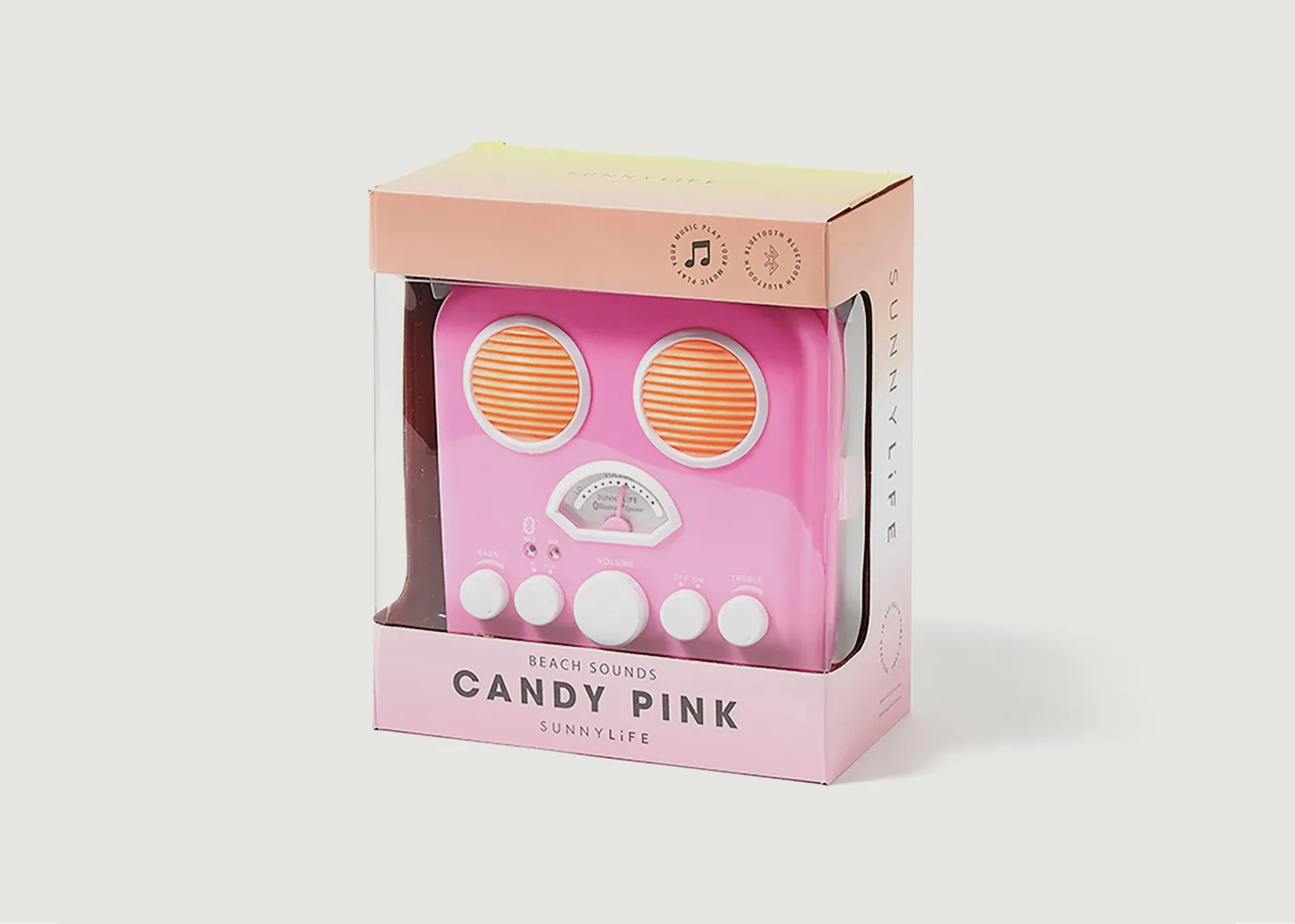 Enceinte de plage fantaisie Candy Pink Sunny Life