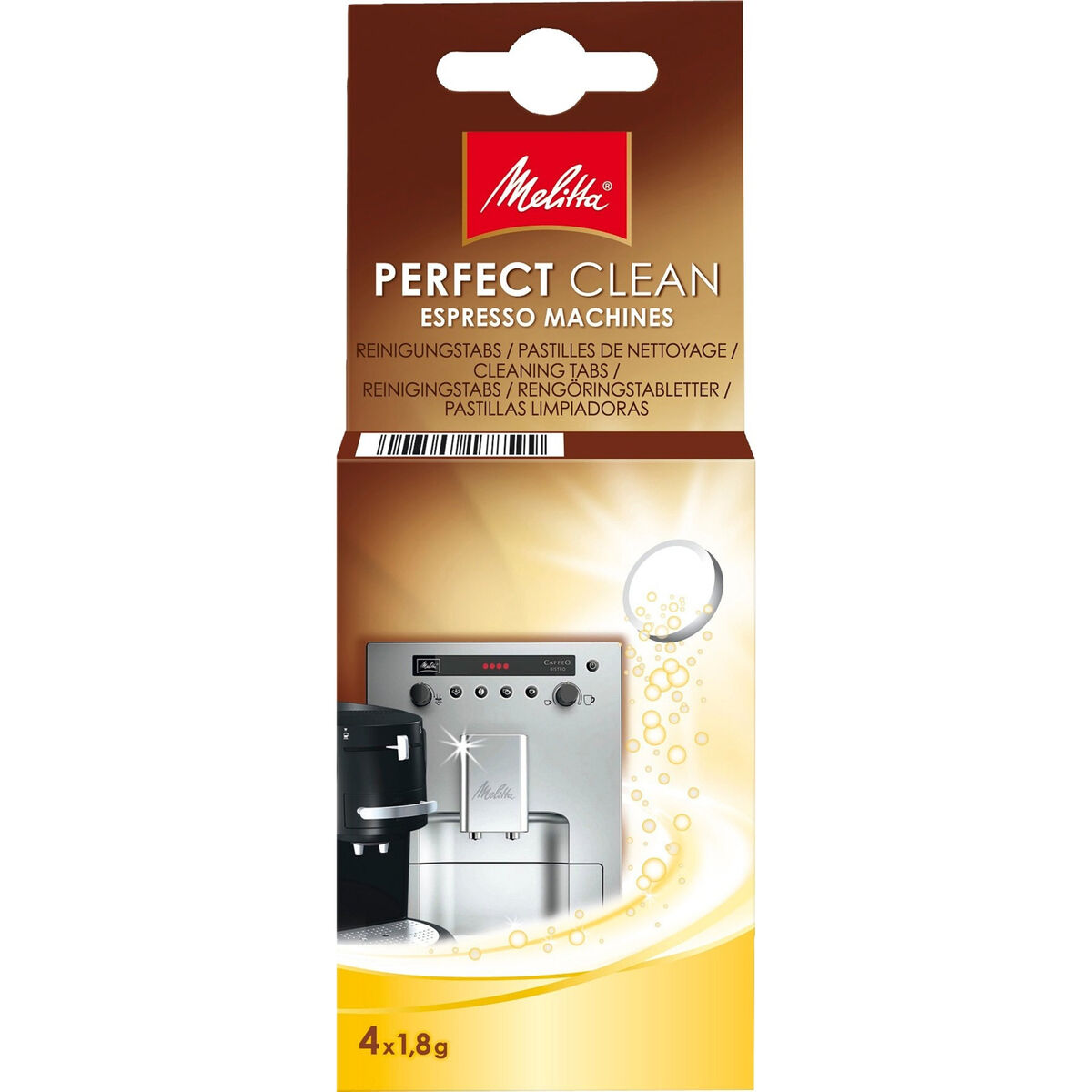 Rengjøringstabletter til Kaffe/espressomaskiner 4x1,8gr.