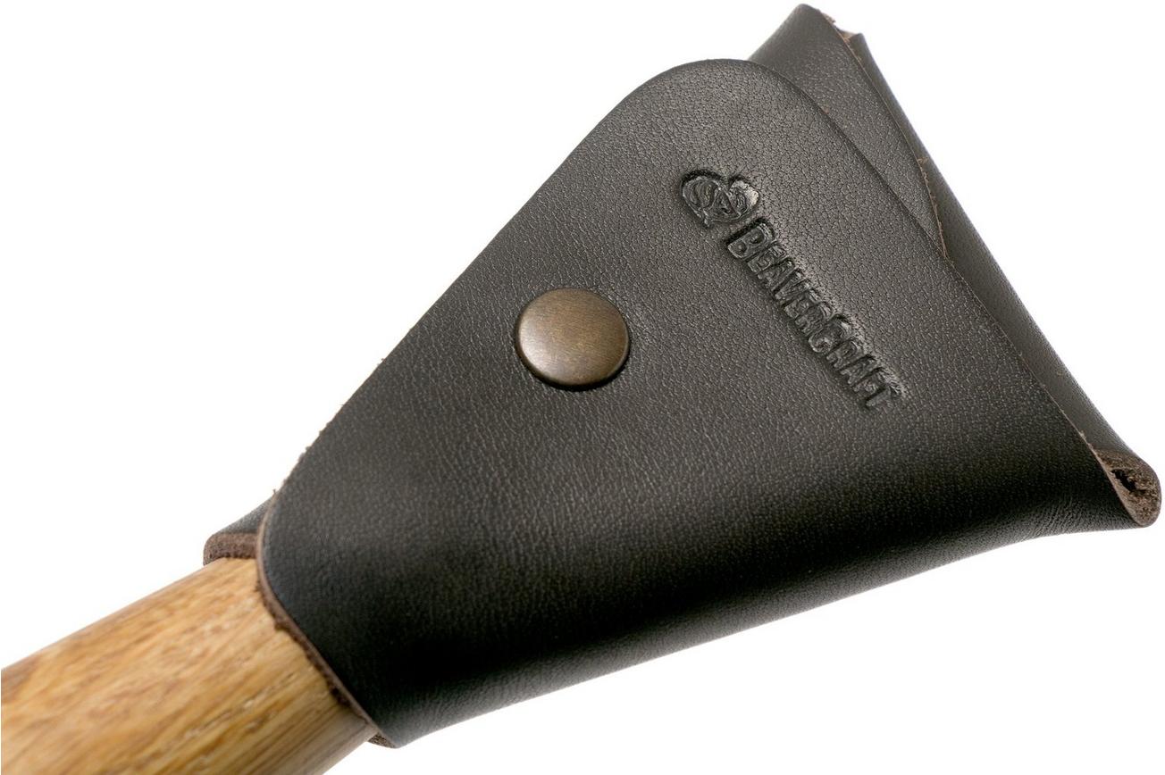 BeaverCraft Spoon Carving Knife Deep Cut Bevels SK5S, Double Edge, lepelmes met schede