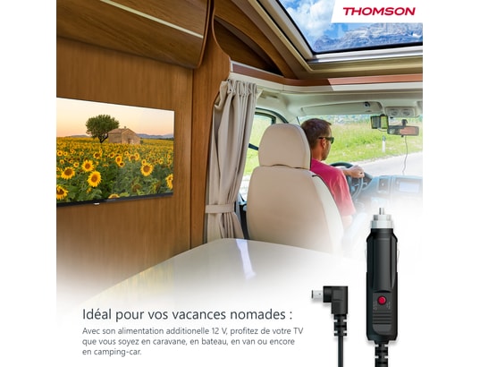 THOMSON - TV LED 60 cm 24HG2S14CW - Google TV - 12Volt - Blanc
