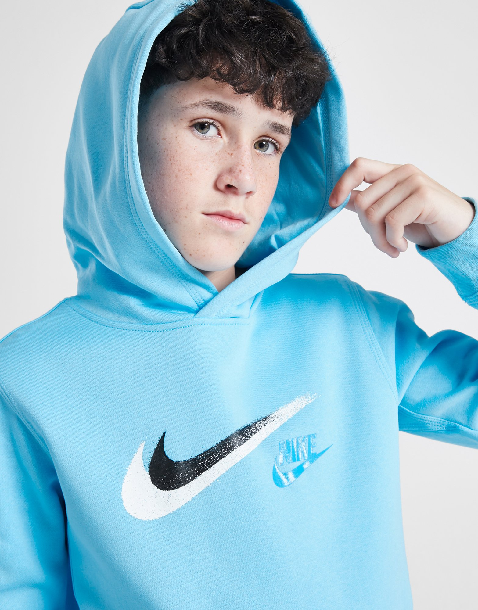 Nike Double Swoosh Overhead Hoodie Junior