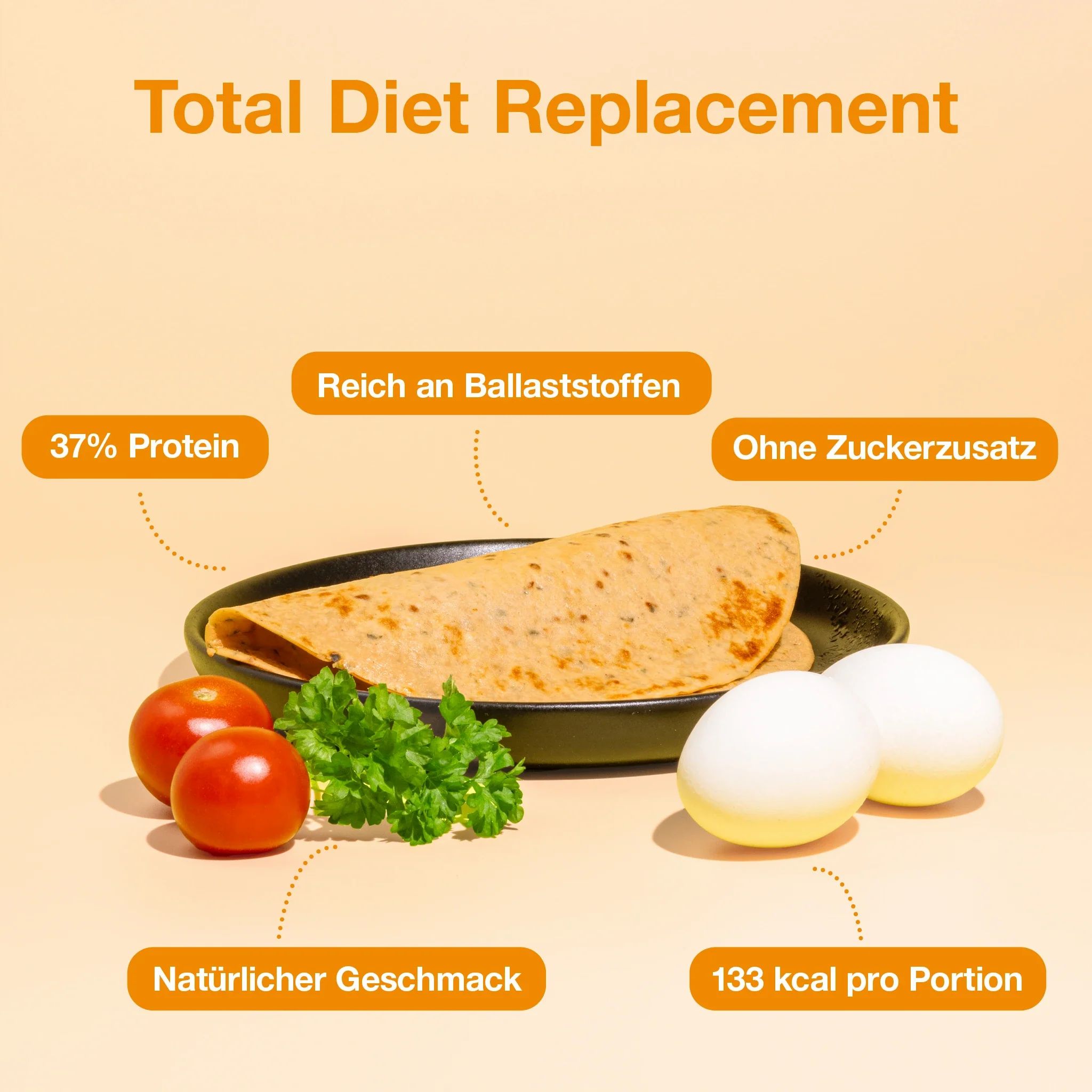 Diet Meal Egg Omelette