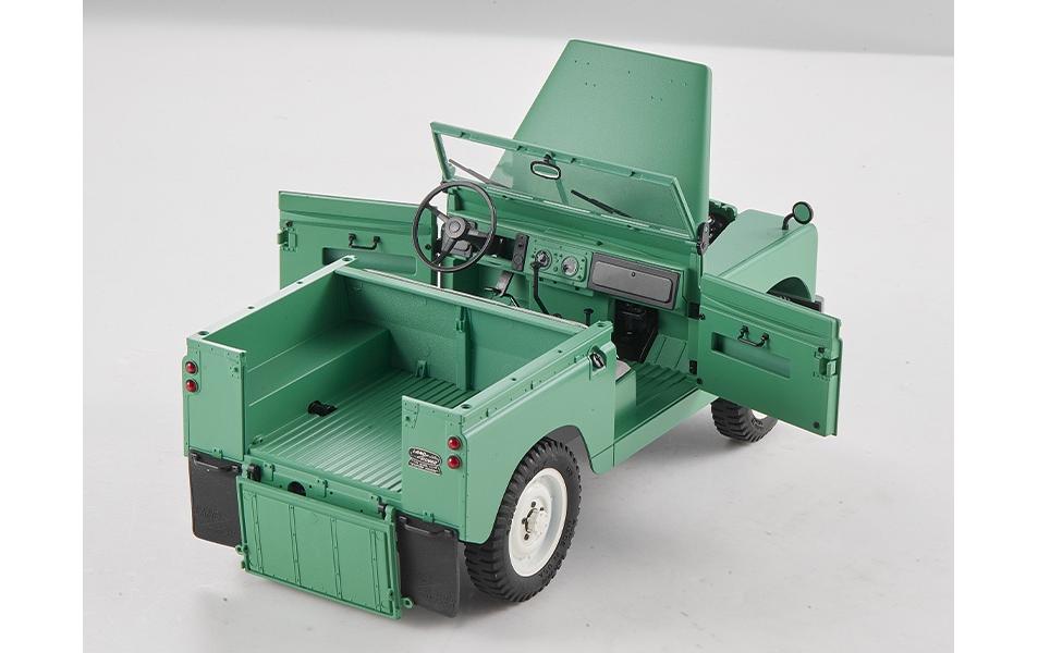 Scale Crawler Land Rover Serie II Grün, RTR, 1:12<br>Detailgetreuer Scaler mit 2-Gang Getriebe