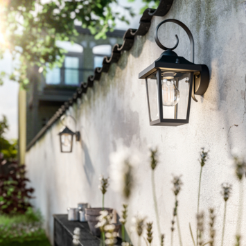 Philips buitenlamp Buzzard zwart