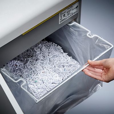 Dahle 410 - destructeur de documents coupe croisée - 17 feuilles - Corbeille 100 litres