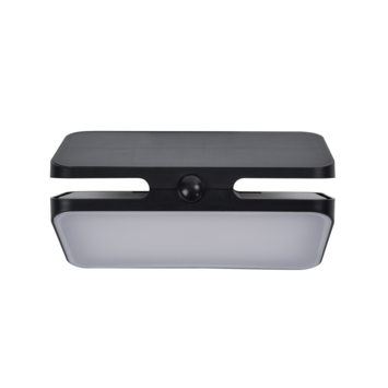 LUTEC wandlamp Aero Solar donkergrijs 8,6W