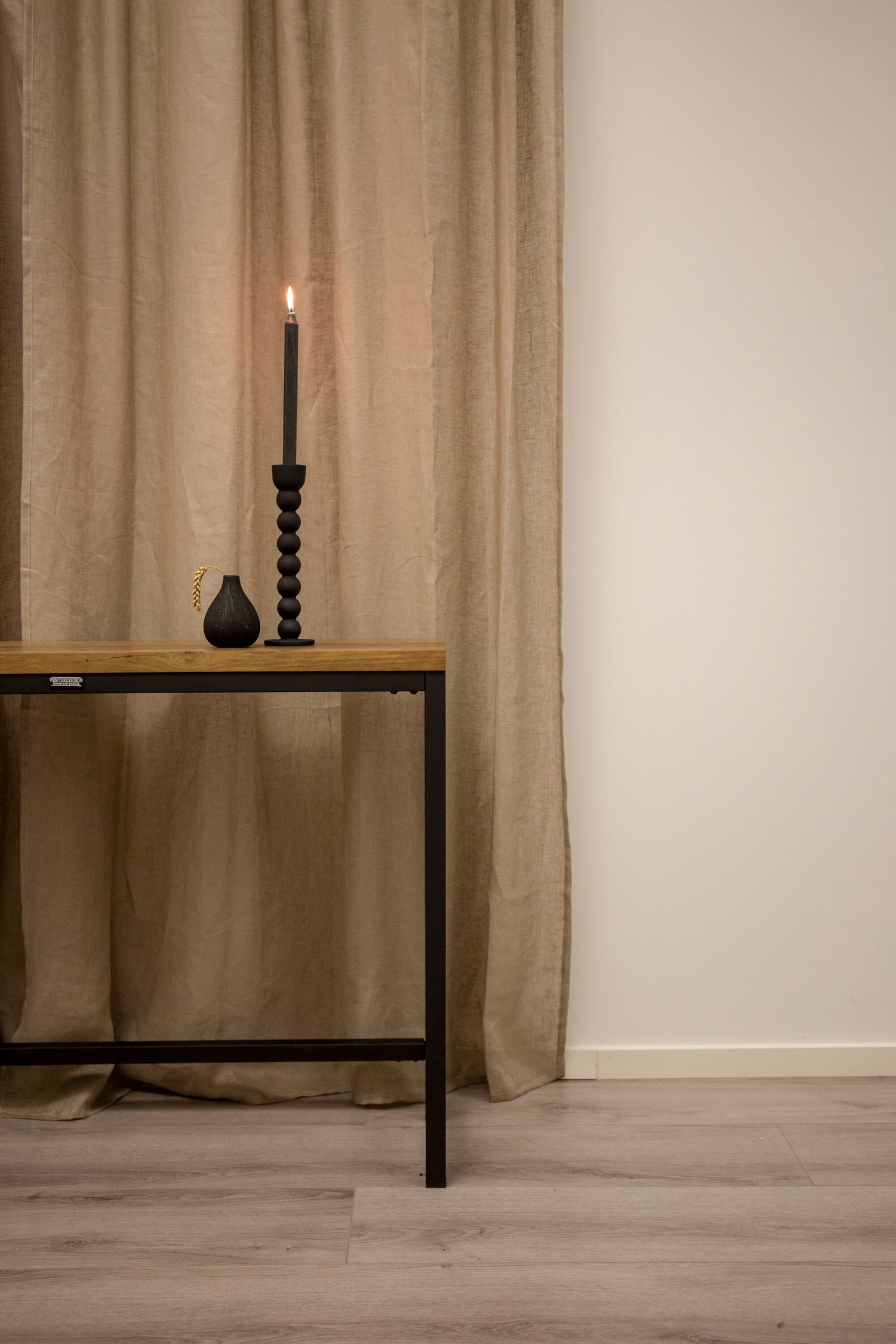 FjÃ´rd - Sidetable Donkerbruin 110cm - MDF - Rise