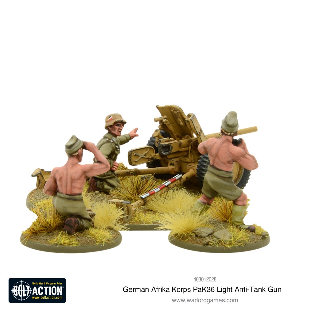 Bolt Action - German - Afrika Korps Pak 36 Light Anti-Tank Gun