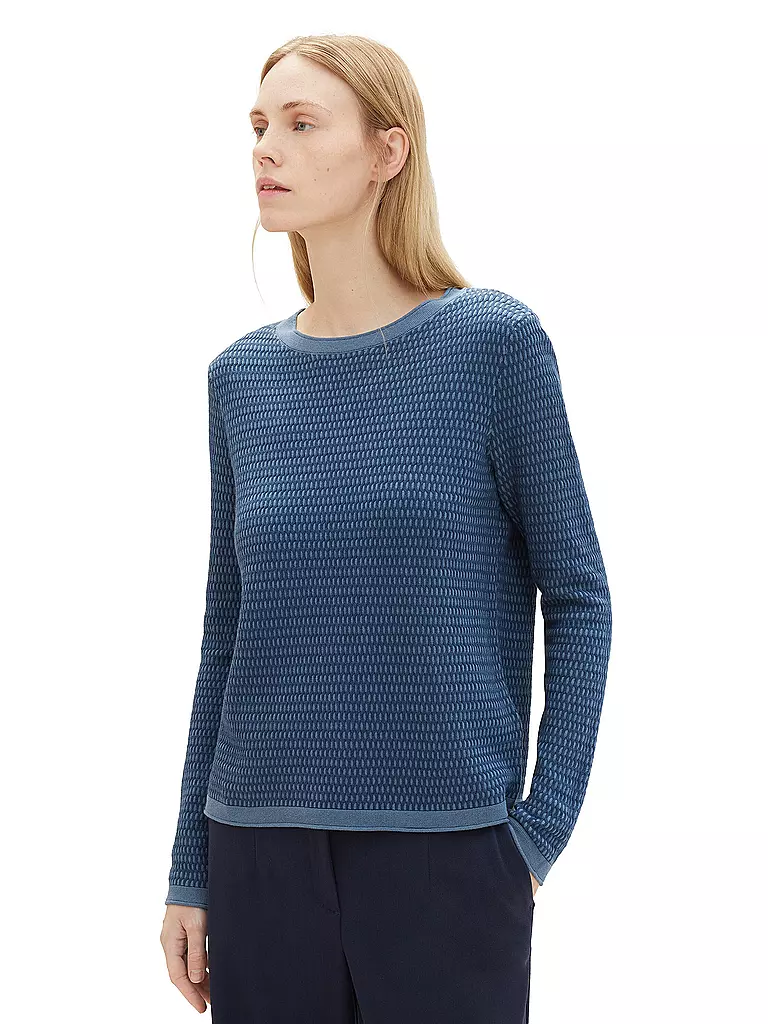 TOM TAILOR Pullover  blau