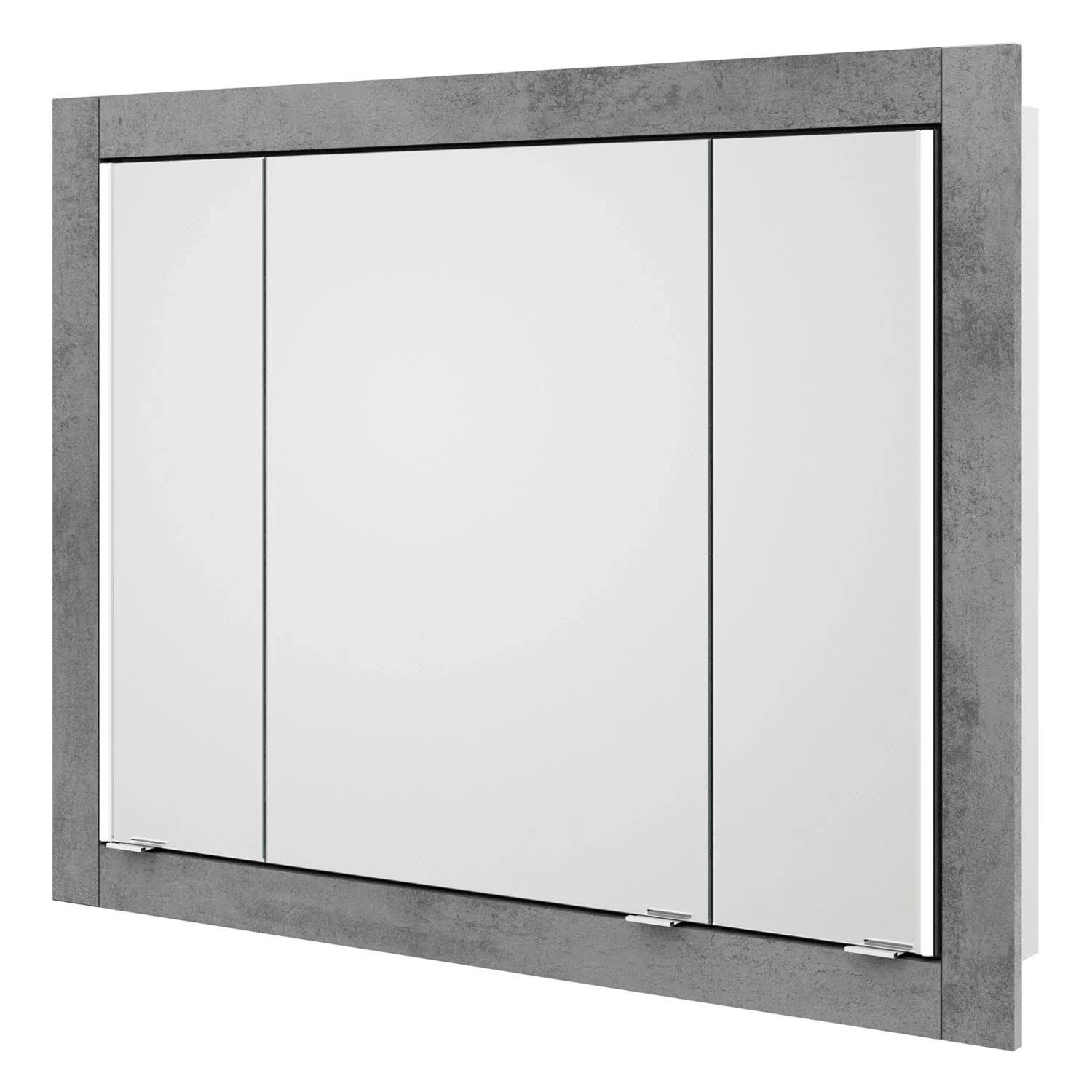 Steinkamp Value Einbauspiegelschrank mit 3 Türen und LED-Beleuchtung seeee