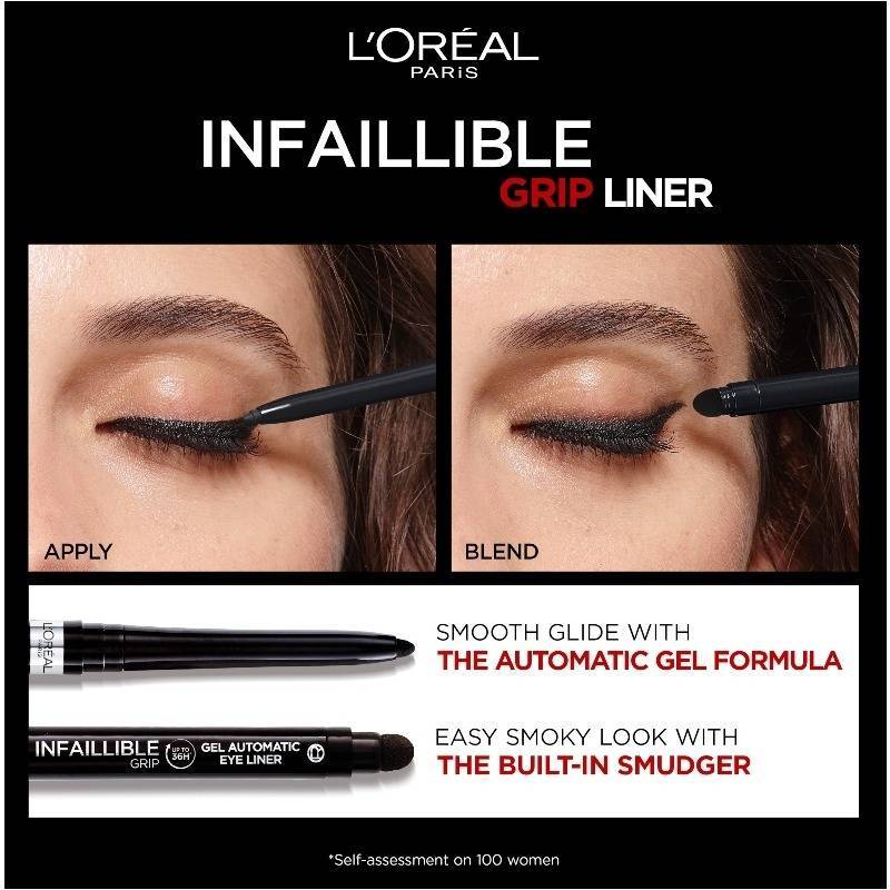 L'Oréal Paris Cosmetics Infaillible Grip 36H Gel Automatic Eyeliner - 03 Taupe Grey