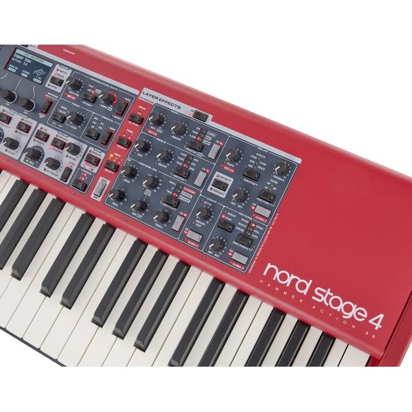 Clavia Nord Stage 4 88 Wood Stand Bundle