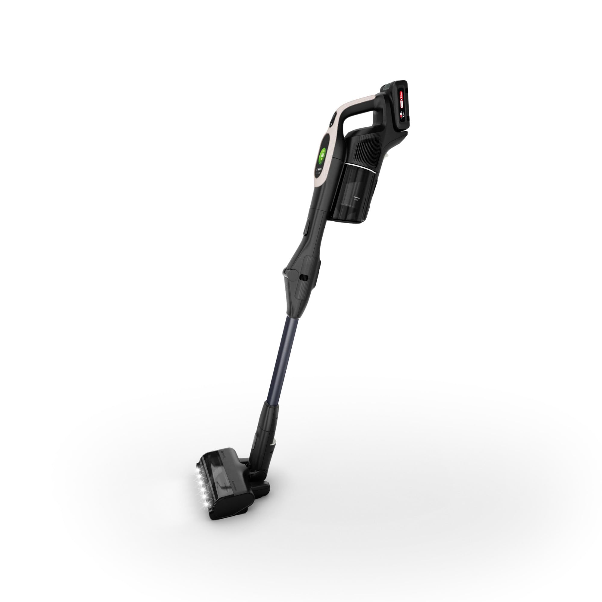 Bosch, aspirateur Balai sans Fil, Unlimited 10, Batterie 4.0 Ah, Technologie MicroClean, bac à poussière Facile à Vider, Tube Flexible, éclairage LED,