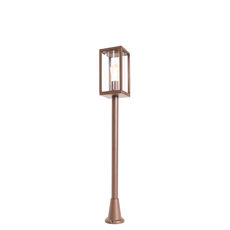 Industriële staande buitenlamp roestbruin 100 cm IP44 - Charlois