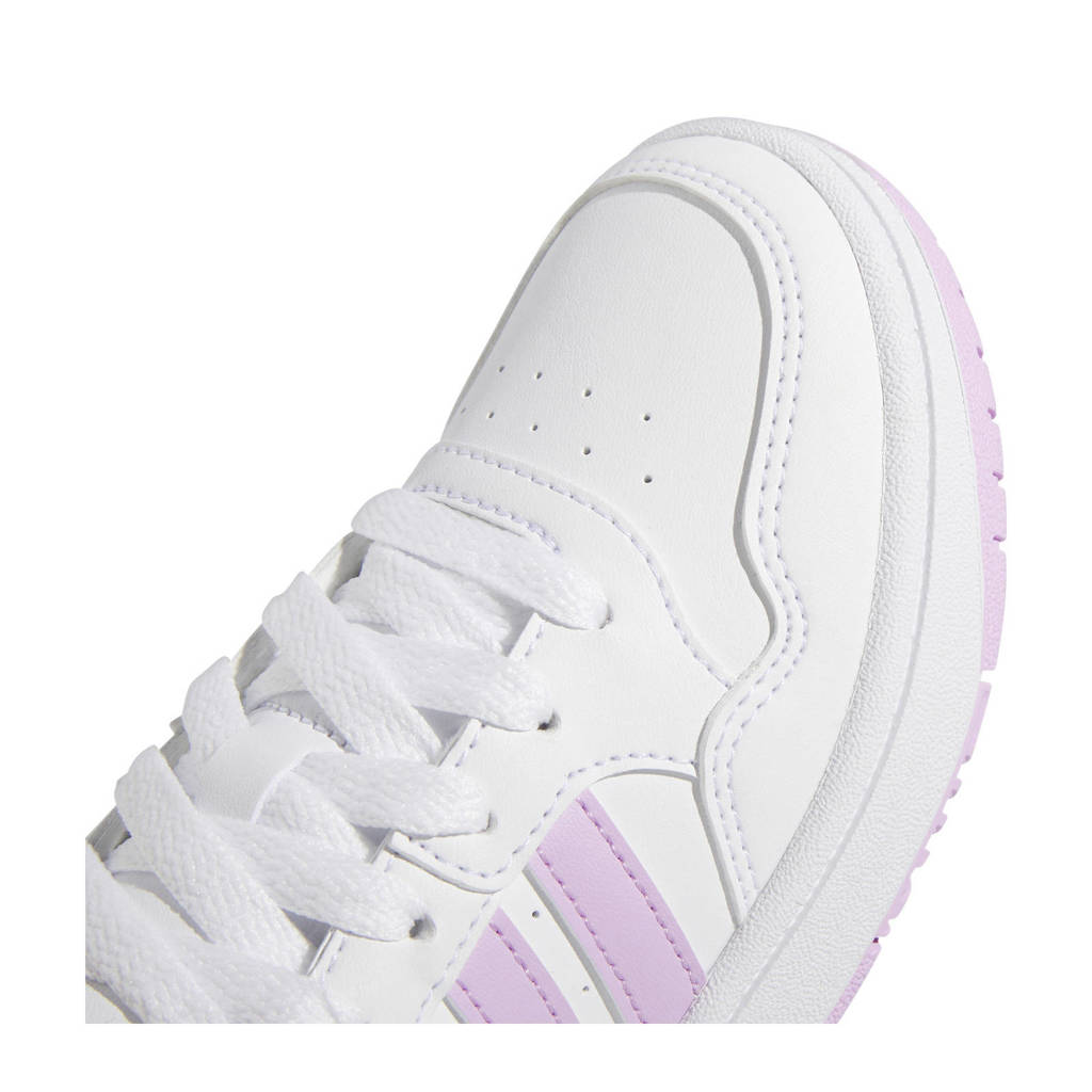 adidas Hoops 3.0 sneakers wit/lila
