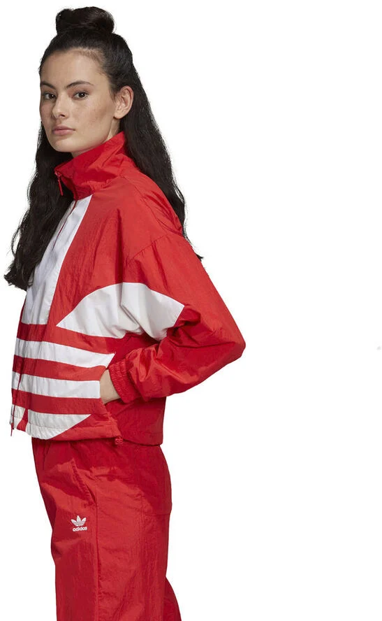 adidas Big Logo Track jakke Rød