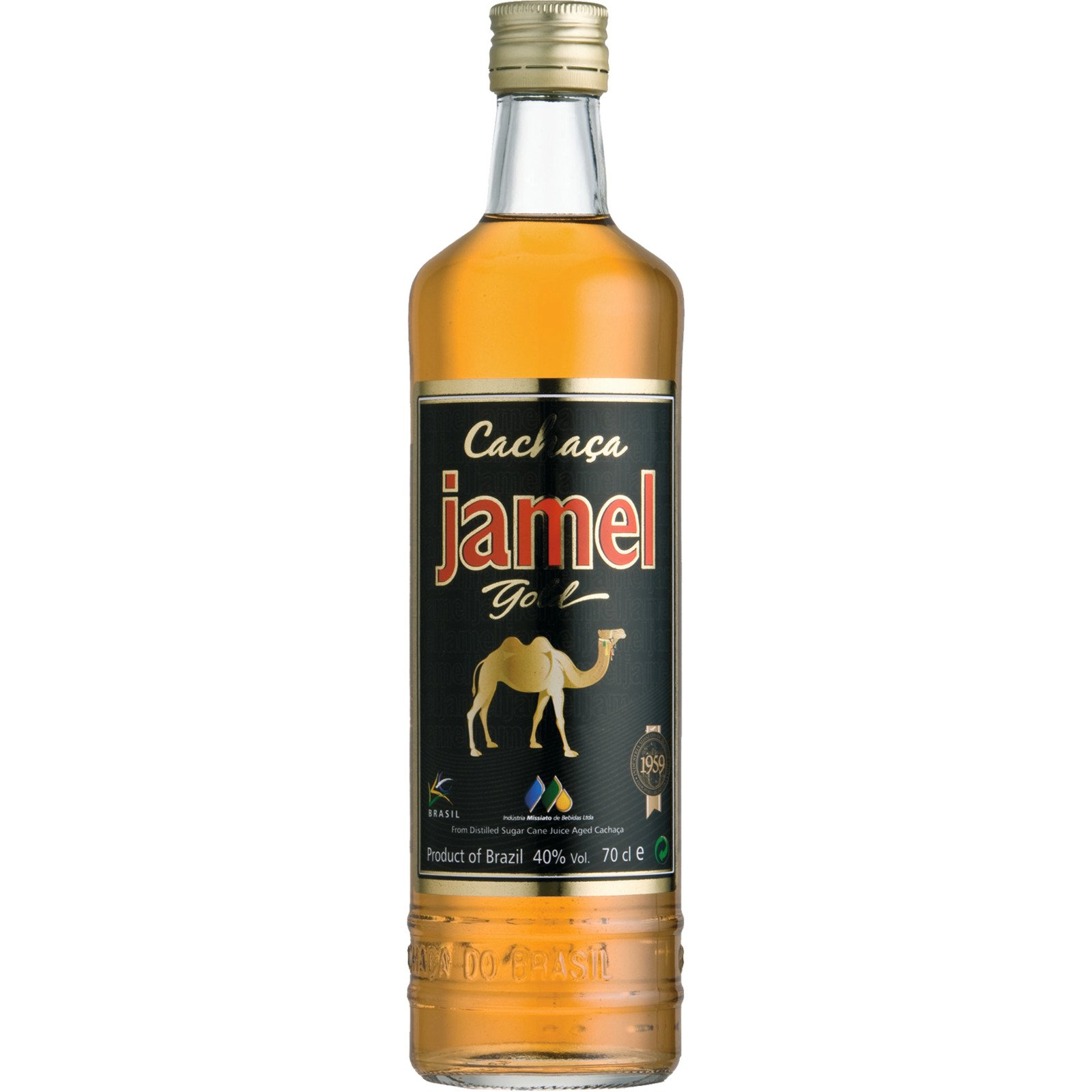 Jamel Cachaca Gold 70 cl