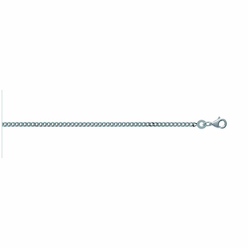 Chaine Homme - Argent 925 - Chaîne gourmette - Largeur : 2,1 mm - Longueur : 55 cm