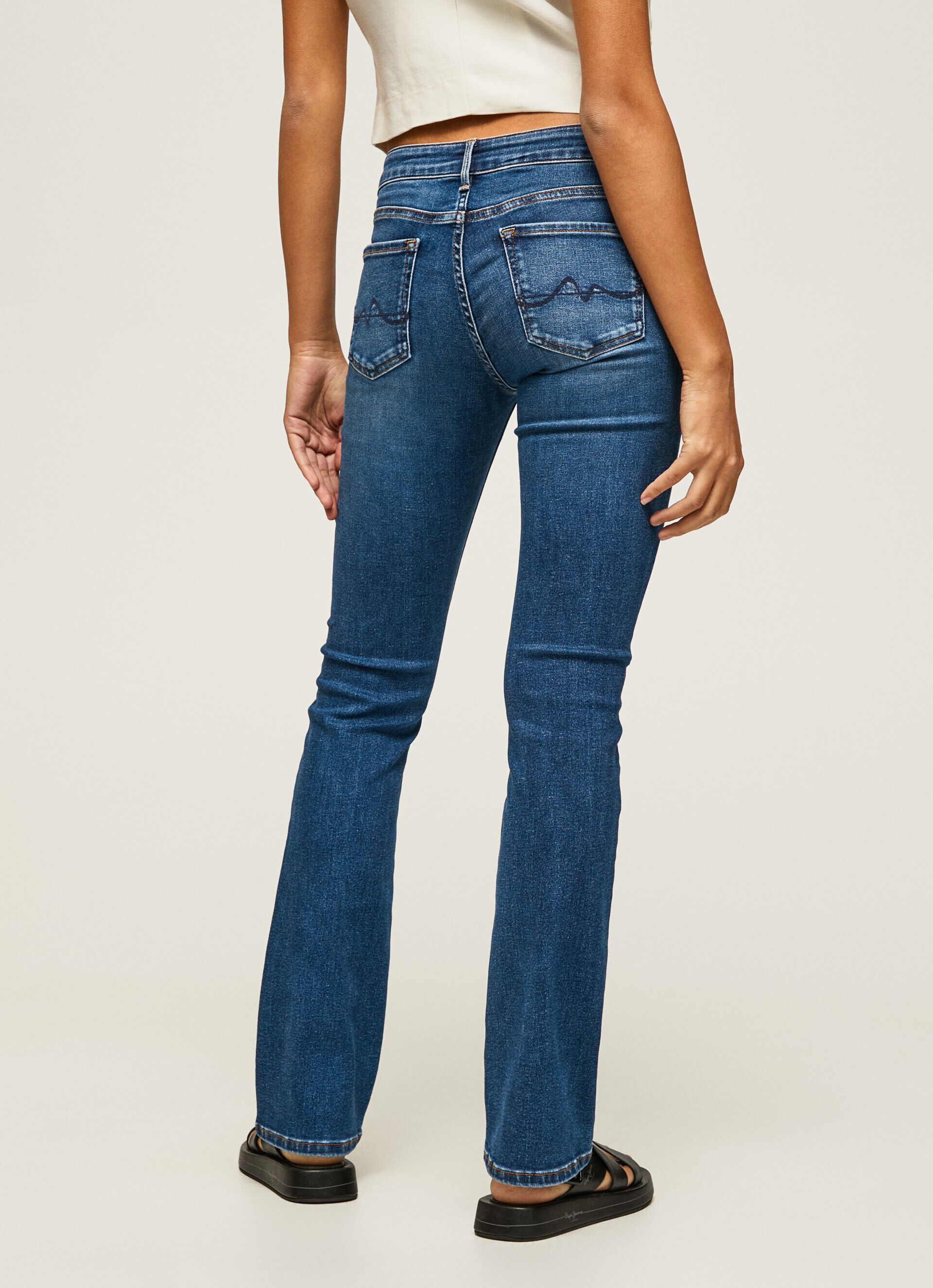 CALÇA JEANS PICCADILLY FIT SLIM COM ELASTANO MÉDIO - jeans