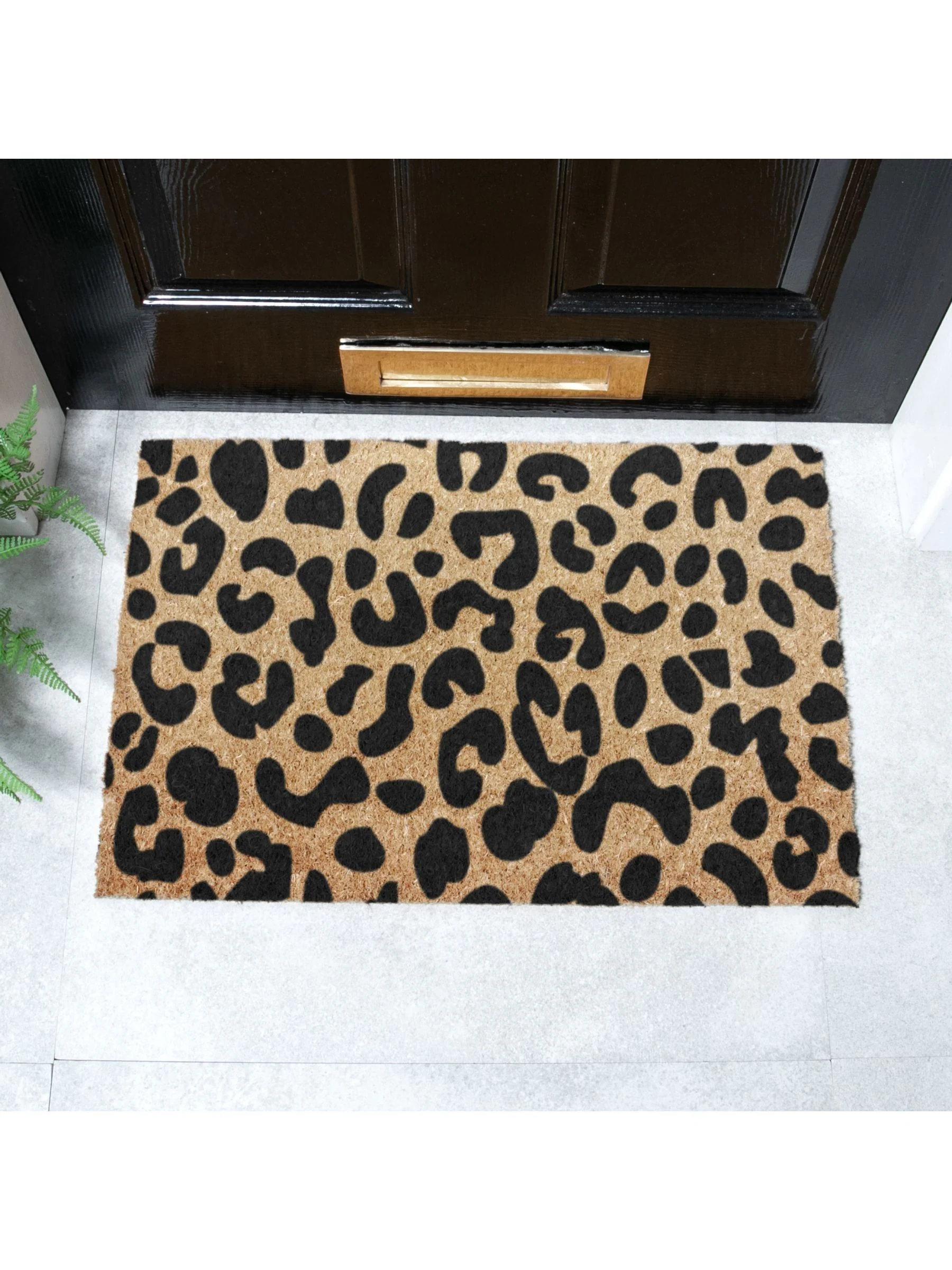 Artsy Mats Leopard Print Doormat