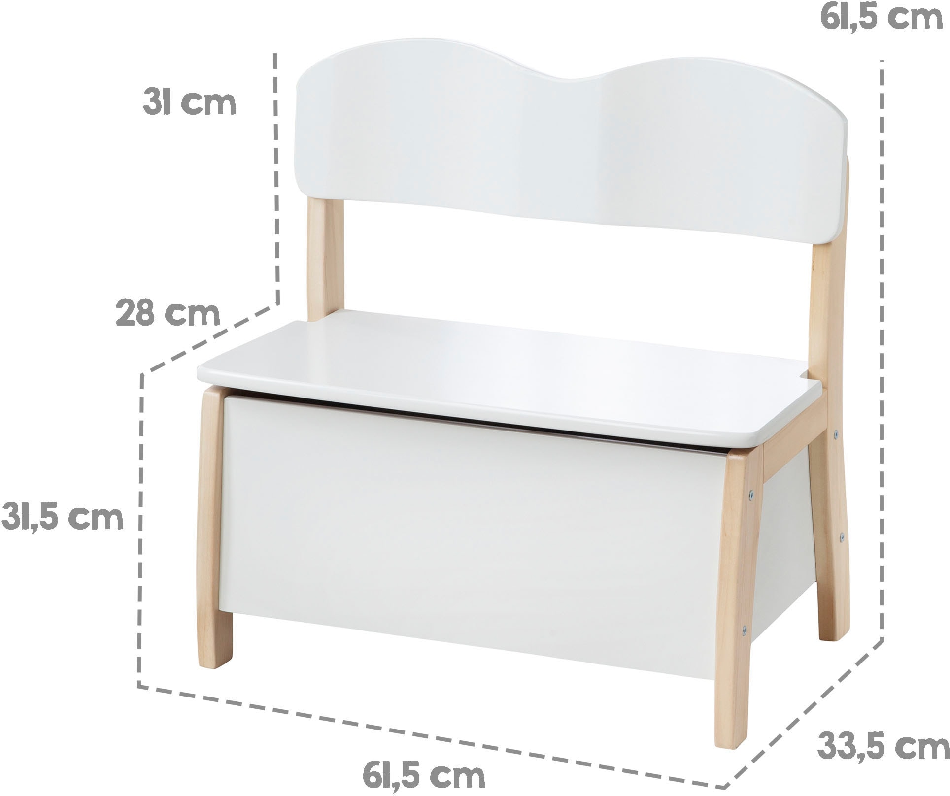 roba® Truhenbank »weiss«
