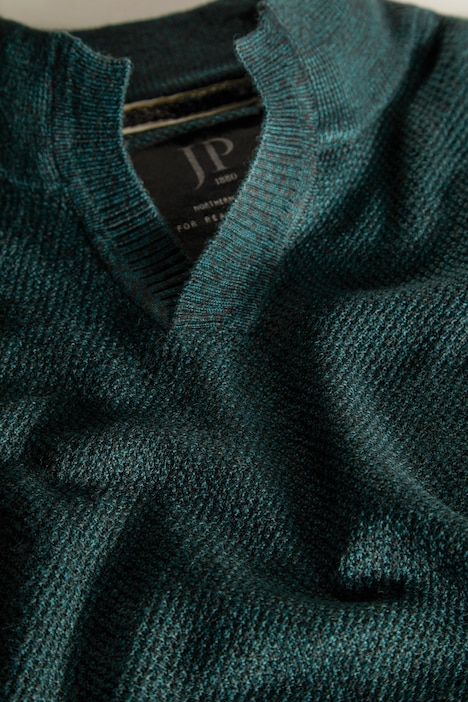 Pullover, Woll-Mix, neue Kragen Form, Langarm