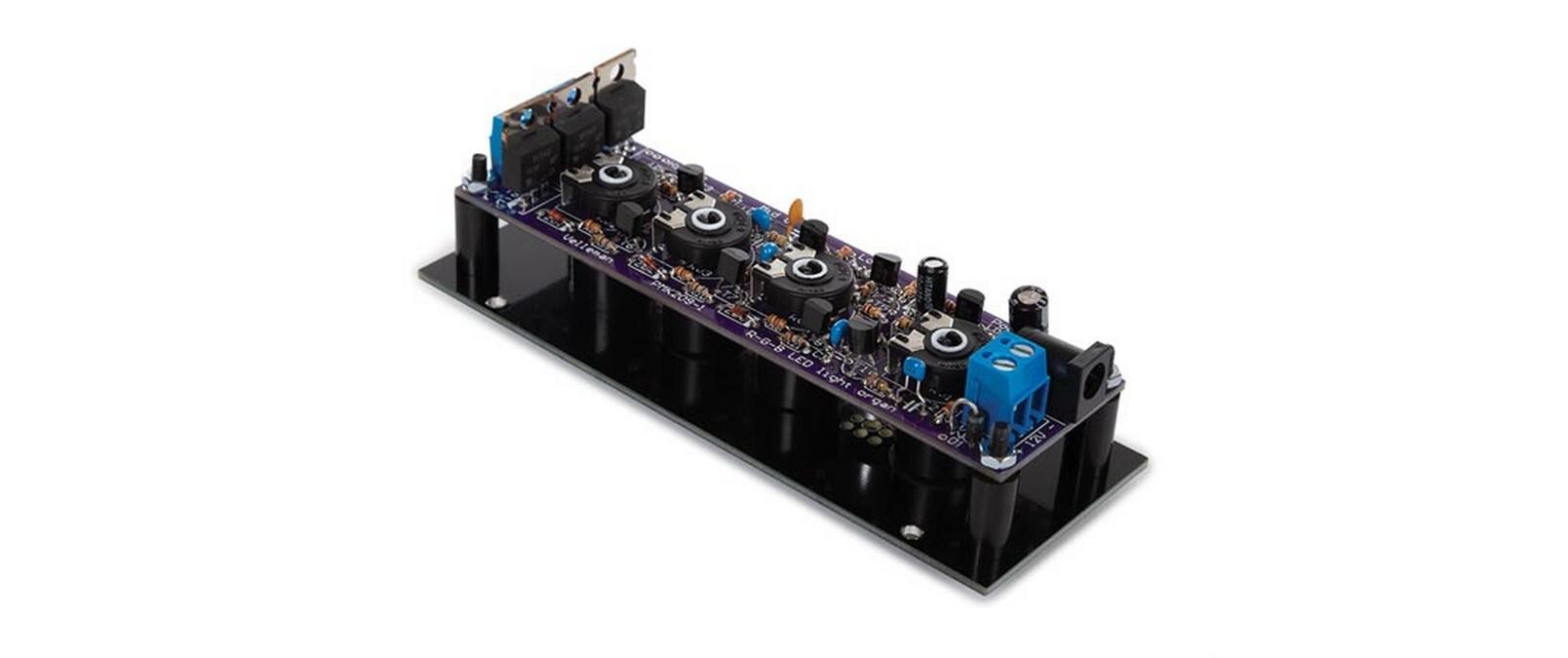 Bausatz 3-Kanal RGB LED-LichtorgelRGB LED-Lichtorgel zum steuern von 12 V oder 24 V RGB LED-Leisten