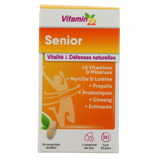 Vitamin 22 Senior : tonus, vitalité et défenses naturelles