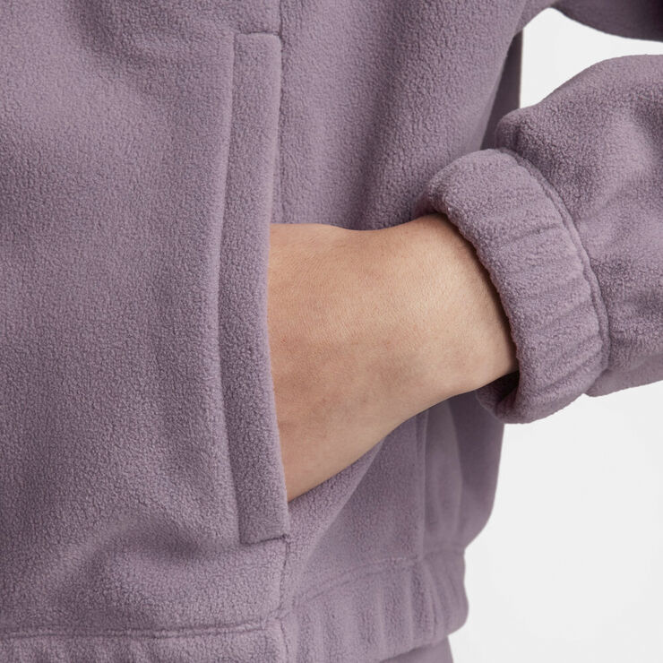 Nike Therma Fit One Oversized Full Zip Fleece Haettetroje Lilla