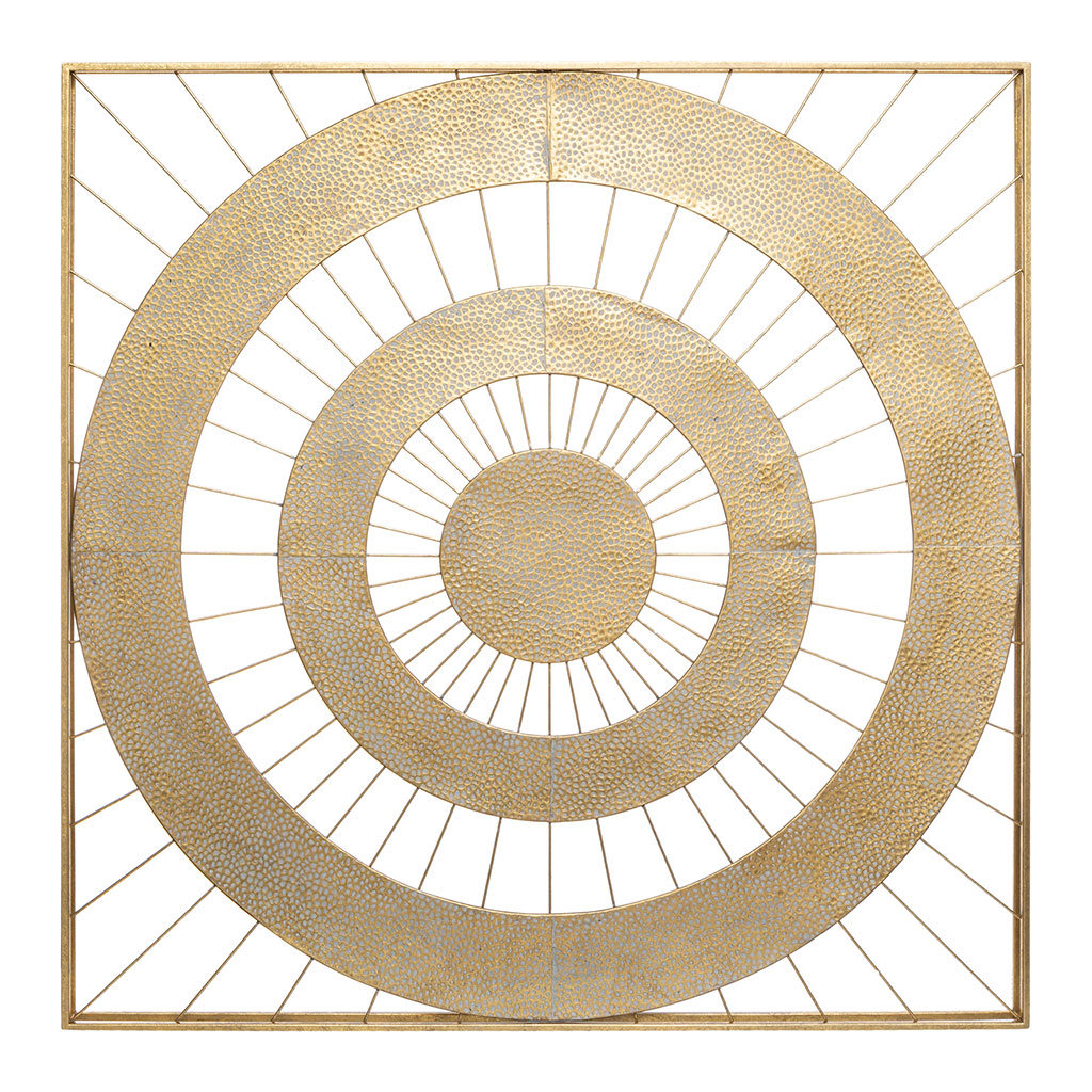 Décoration murale LOUISE métal 90x90cm