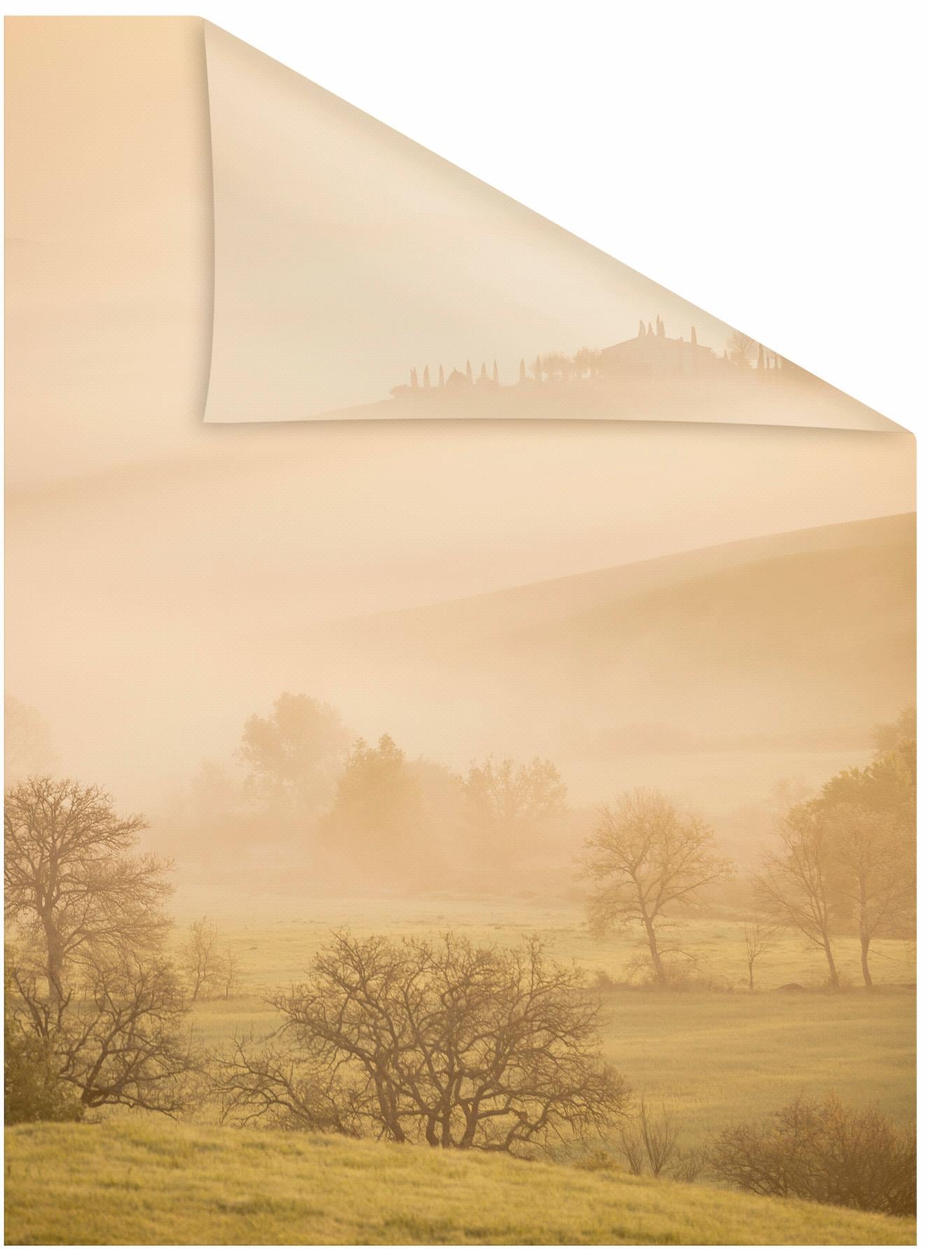LICHTBLICK ORIGINAL Fensterfolie »Toskana« 1 Stk. blickdicht strukturiert Klebepunkte selbstklebend, Sichtschutz