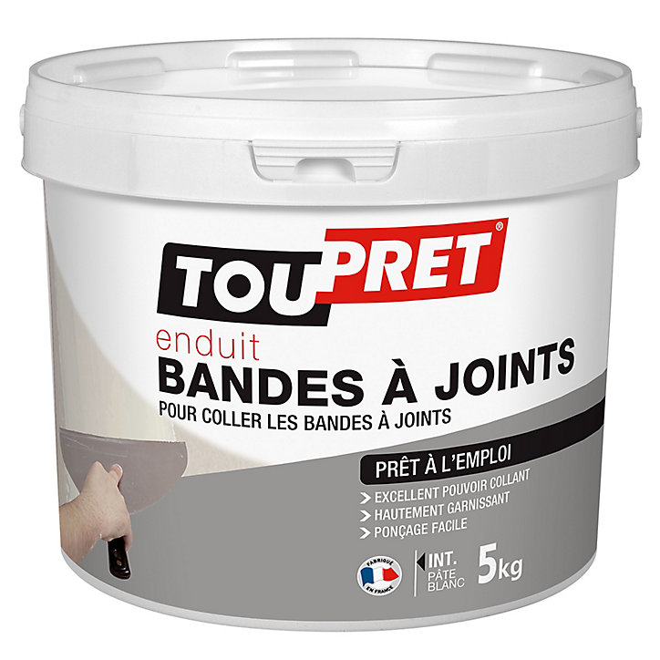 Enduit bande à joint prêt à l'emploi Toupret 5kg
