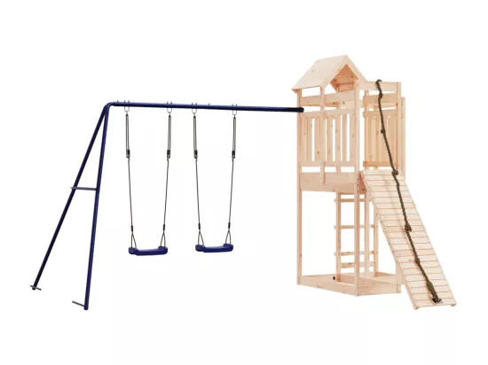 Aire de jeux d'extérieur bois de pin massif