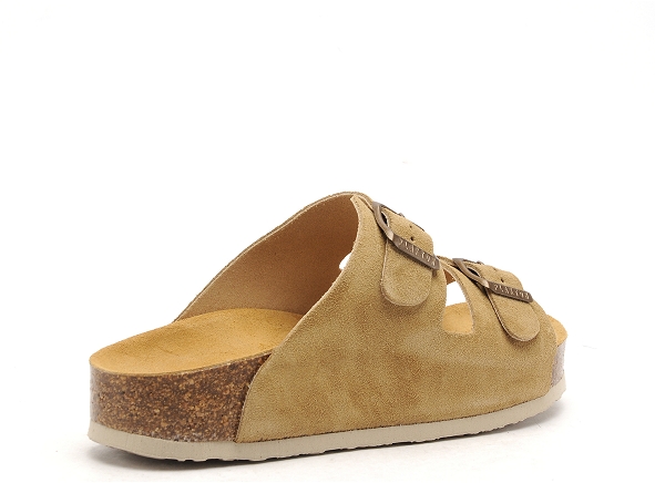 Plakton mules et sabots plats femme cp beta beige